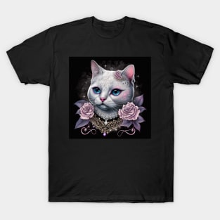 Dolly White British Shorthair T-Shirt